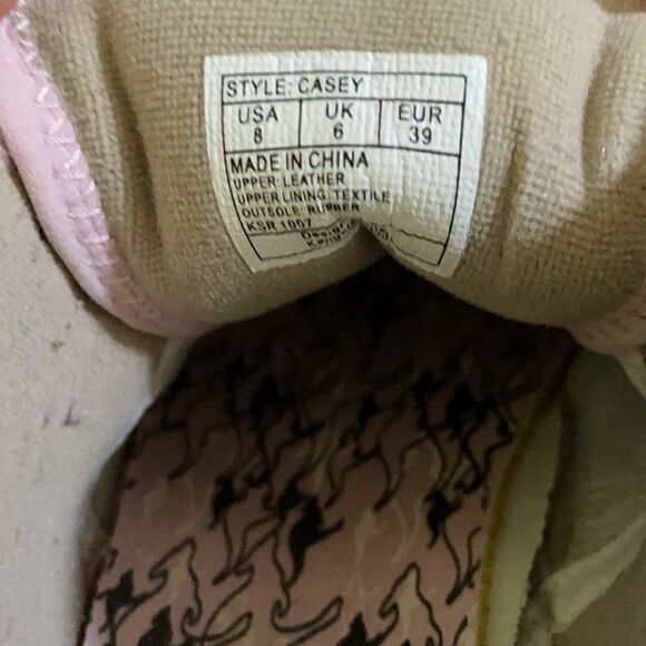 KangaROOS Casey Sneaker Sz 8 Tan and Pink - Picture 6 of 6